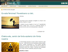 Tablet Screenshot of elixir.ro